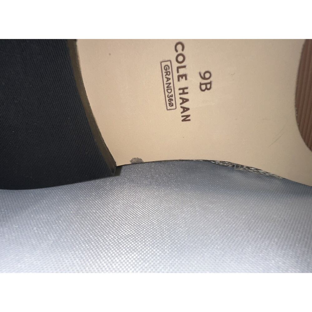 Cole Haan Modern Classics Bit Loafer Snakeskin Embossed In Python Rama 9B New - Picture 8 of 10